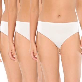 Schiesser Trosor 3P Essentials Cotton Briefs Vit bomull 44 Dam | apparel & accessories - clothing - underwear & socks - lingerie | ModeLejon