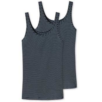 Schiesser 2P Modal Essentials Tank Tops Mörkblå 48 Dam | apparel & accessories - clothing - shirts & tops | ModeLejon