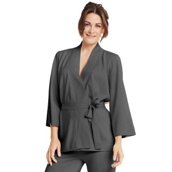 Pierre Robert X Jenny Skavlan Wool Lounge Sweater Mörkgrå merinoull L/XL Dam | apparel & accessories - clothing - sleepwear & loungewear | ModeLejon