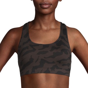 Casall BH Iconic Sports Bra Brun mönstrad C/D Medium Dam
