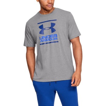 Läs mer om Under Armour 2P GL Foundation SS T Ljusgrå X-Large Herr