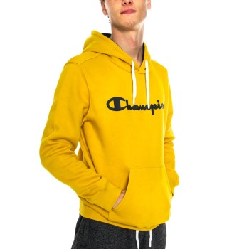 Champion Men Hooded Sweatshirt American Classic Senapsgul Medium Herr | apparel & accessories - clothing - shirts & tops | ModeLejon