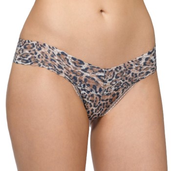 Hanky Panky Trosor Low Rise Thong Leopard Leopard nylon One Size Dam | apparel & accessories - clothing - underwear & socks - lingerie | ModeLejon