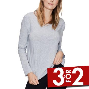 JBS of Denmark Bamboo Long Sleeve Top Ljusgrå Small Dam