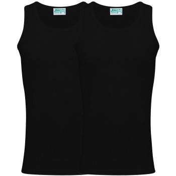 JBS 2P Organic Cotton Singlet Svart ekologisk bomull 3XL Herr | apparel & accessories - clothing - shirts & tops | ModeLejon