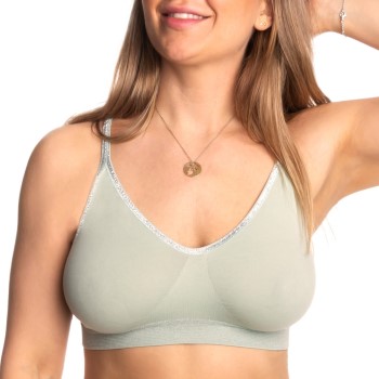 Missya BH Lucia Glitter Bra Top Mintgrön polyamid Medium Dam | apparel & accessories - clothing - underwear & socks - bras | ModeLejon
