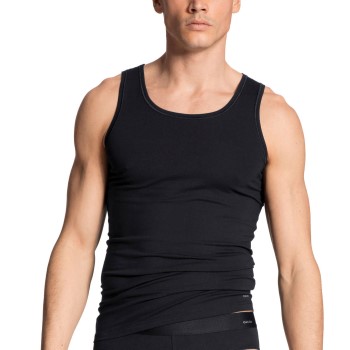 Calida Cotton Code Athletic Shirt Svart bomull Medium Herr | apparel & accessories - clothing - shirts & tops | ModeLejon