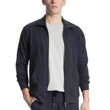 Calida Remix Basic LW Jacket Mörkblå bomull Medium Herr | apparel & accessories - clothing - sleepwear & loungewear - loungewear | ModeLejon