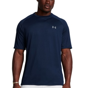 Under Armour Tech 2.0 T-Shirt Mörkblå polyester X-Large Herr | apparel & accessories - clothing - activewear | ModeLejon