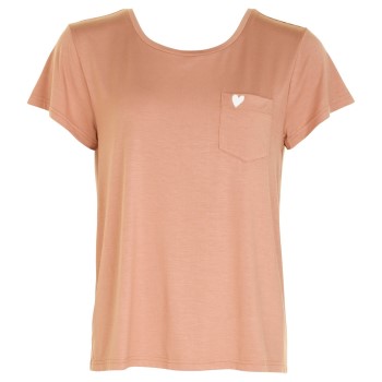Missya Softness Modal T-shirt Brun modal X-Small Dam | apparel & accessories - clothing - sleepwear & loungewear | ModeLejon