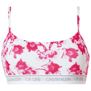 Calvin Klein BH One Cotton Bralette Vit Mönstrad Small Dam | apparel & accessories - clothing - underwear & socks - bras | ModeLejon