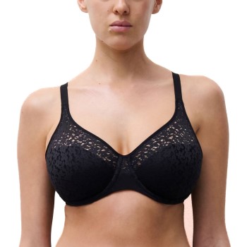 Chantelle BH EasyFeel Norah Underwired Bra Svart nylon E 95 Dam | apparel & accessories - clothing - underwear & socks - bras | ModeLejon