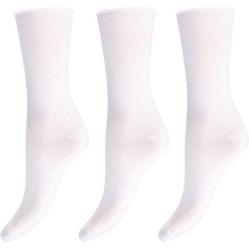 Decoy Strumpor 3P Bamboo Socks Vit Strl 37/41 Dam | apparel & accessories - clothing - underwear & socks - socks | ModeLejon