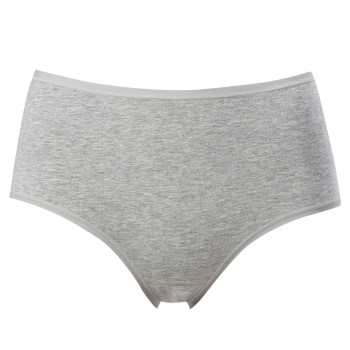 Trofe Cotton Midi Trosor Grå bomull X-Large Dam | apparel & accessories - clothing - underwear & socks - lingerie | ModeLejon