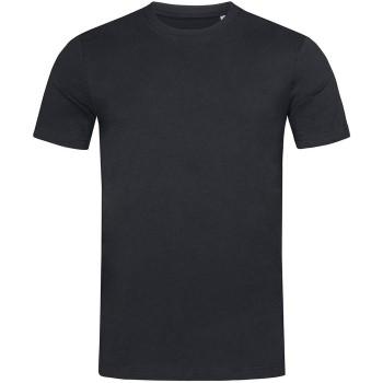 Stedman James Organic Men Crew Neck Svart ekologisk bomull Large Herr | apparel & accessories - clothing - shirts & tops | ModeLejon