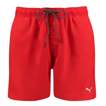 Puma Badbyxor Core Enjoy Swim Shorts Röd polyester X-Large Herr | apparel & accessories - clothing - swimwear | ModeLejon