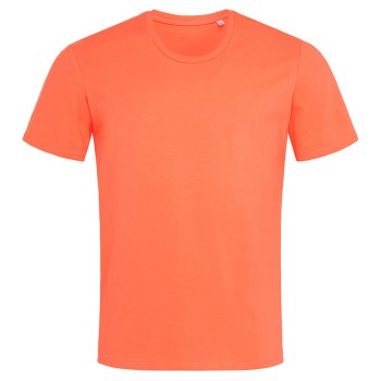 Stedman Clive Relaxed Men Crew Neck Aprikos ringspunnen bomull Large Herr | apparel & accessories - clothing - shirts & tops | ModeLejon