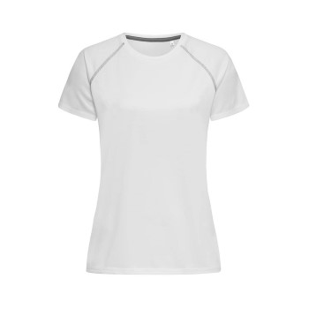 Stedman Active 140 Women Team Raglan Vit polyester Large Dam | apparel & accessories - clothing - shirts & tops | ModeLejon