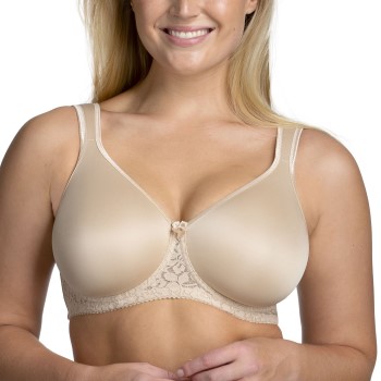 Miss Mary Smooth Lacy T-shirt Bra BH Beige D 105 Dam | apparel & accessories - clothing - underwear & socks - bras | ModeLejon
