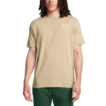 Läs mer om Under Armour Sportstyle LC Short Sleeve Beige X-Large Herr