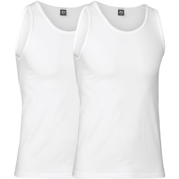 JBS 2P Organic Cotton Tank Top Vit ekologisk bomull Medium Herr | apparel & accessories - clothing - shirts & tops | ModeLejon
