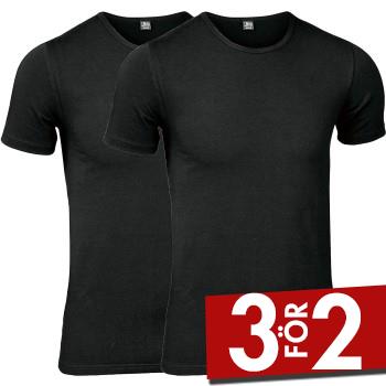 JBS 2P Organic Cotton Crew Neck T-shirt Svart ekologisk bomull Small Herr