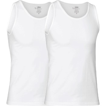 JBS 2P Bamboo Tank Top Vit XX-Large Herr | apparel & accessories - clothing - shirts & tops | ModeLejon