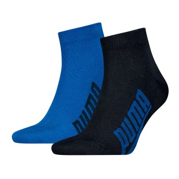 Puma Strumpor 2P Lifestyle Quarter Sock Blå Strl 35/38 | apparel & accessories - clothing - underwear & socks - socks | ModeLejon