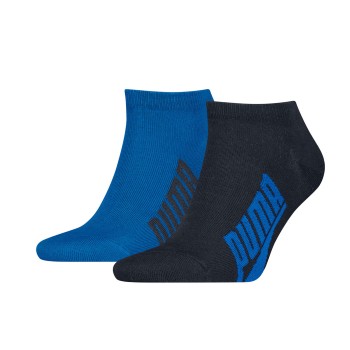 Puma Strumpor 2P Lifestyle Sneaker Sock Svart/Blå Strl 43/46 | apparel & accessories - clothing - underwear & socks - socks | ModeLejon