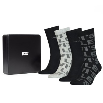 4-Pack Levis Logo Regular Giftbox Socks