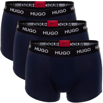 HUGO Kalsonger 3P Triplet Trunk Marin bomull X-Large Herr | apparel & accessories - clothing - underwear & socks - underwear | ModeLejon