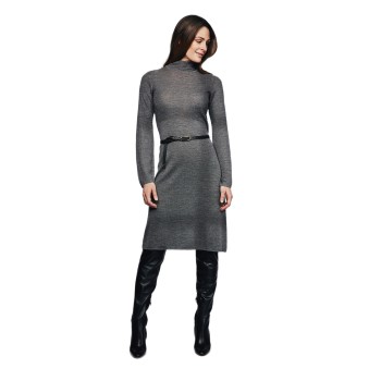 Pierre Robert X Jenny Skavlan Wool A-Line Dress Mörkgrå Medium Dam | apparel & accessories - clothing - dresses | ModeLejon