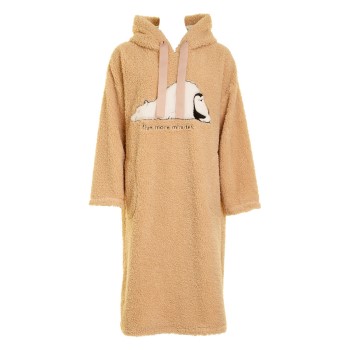 Missya Teddy Dress Beige polyester Medium Dam | apparel & accessories - clothing - sleepwear & loungewear - robes | ModeLejon