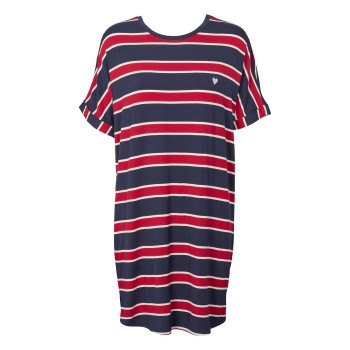 Missya Softness Modal Stripe Big Shirt Flerfärgad modal Medium Dam | apparel & accessories - clothing - sleepwear & loungewear - nightgowns | ModeLejon