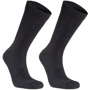 Seger Strumpor 2P Basic Wool Sock Svart Strl 39/42 | apparel & accessories - clothing - underwear & socks - socks | ModeLejon