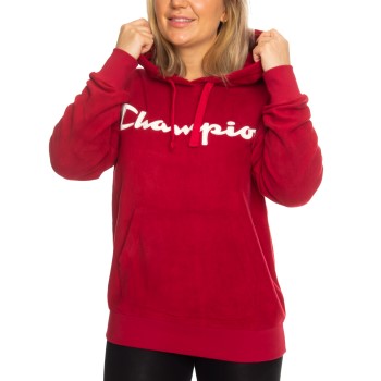 Champion American Classics Fleece Hooded Sweat Röd polyester Medium Dam | apparel & accessories - clothing - shirts & tops | ModeLejon