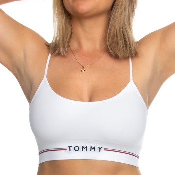 Tommy Hilfiger BH Seamless Unlined Bralette Vit polyamid Large Dam | apparel & accessories - clothing - underwear & socks - bras | ModeLejon
