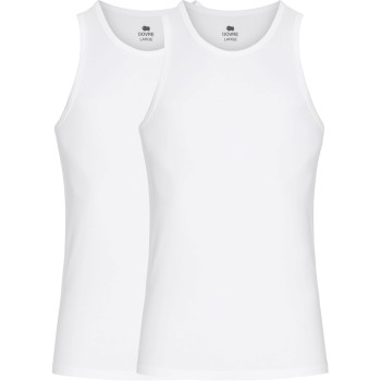Dovre 2P Bamboo Singlet Vit XX-Large Herr | apparel & accessories - clothing - shirts & tops | ModeLejon