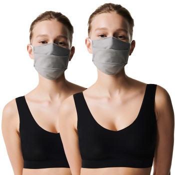 Chantelle 5P Munskydd Tygmask Grå bomull One Size | business & industrial - work safety protective gear - protective masks - medical masks | ModeLejon