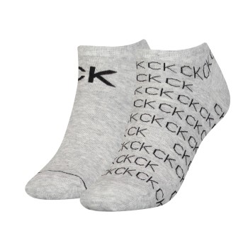 Calvin Klein Strumpor 2P Callie Sneaker Logo Sock Grå One Size Dam | apparel & accessories - clothing - underwear & socks - socks | ModeLejon