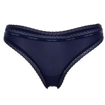 Calvin Klein Trosor Bottoms Up Refresh Thong Marin polyamid X-Small Dam | apparel & accessories - clothing - underwear & socks - lingerie | ModeLejon