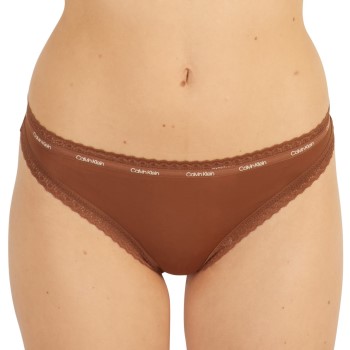 Calvin Klein Trosor Bottoms Up Refresh Thong Brun polyamid Medium Dam | apparel & accessories - clothing - underwear & socks - lingerie | ModeLejon