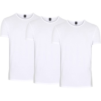 Läs mer om Claudio 3P Organic Cotton T-Shirt Vit ekologisk bomull XX-Large Herr