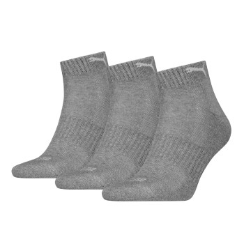 3-Pack Puma Cushioned Quarter Sock