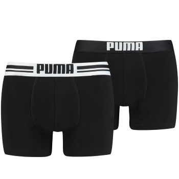 Puma Kalsonger 2P Everyday Placed Logo Boxer Svart bomull Large Herr | apparel & accessories - clothing - underwear & socks - underwear | ModeLejon