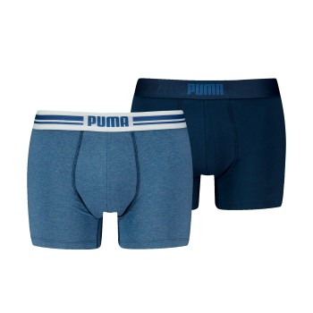 Puma Kalsonger 2P Everyday Placed Logo Boxer Jeansblå bomull Medium Herr | apparel & accessories - clothing - underwear & socks - underwear | ModeLejon