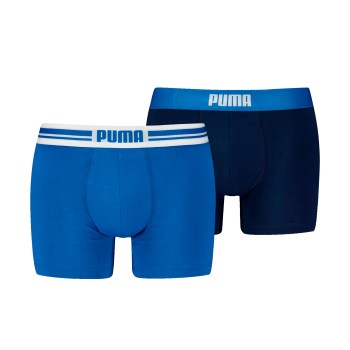 Puma Kalsonger 2P Everyday Placed Logo Boxer Marin/Blå bomull XX-Large Herr | apparel & accessories - clothing - underwear & socks - underwear | ModeLejon