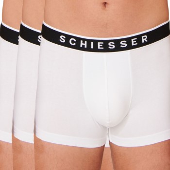 Schiesser Kalsonger 3P 95-5 Organic Cotton Rio Boxer Vit Large Herr | apparel & accessories - clothing - underwear & socks - underwear | ModeLejon