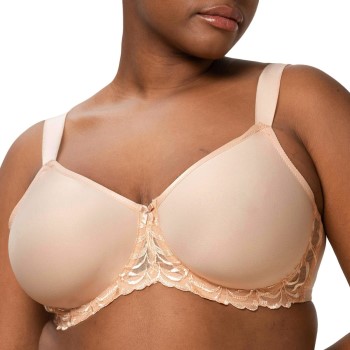 Triumph BH Modern Finesse Minimizer Underwire Bra Beige E 85 Dam