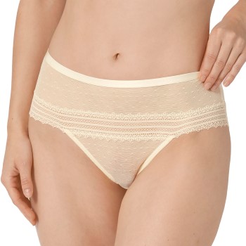 Triumph Trosor Tempting Tulle Maxi Vanilj Small Dam | apparel & accessories - clothing - underwear & socks - lingerie | ModeLejon